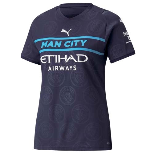 Camiseta Manchester City Tercera Mujer 2021-2022